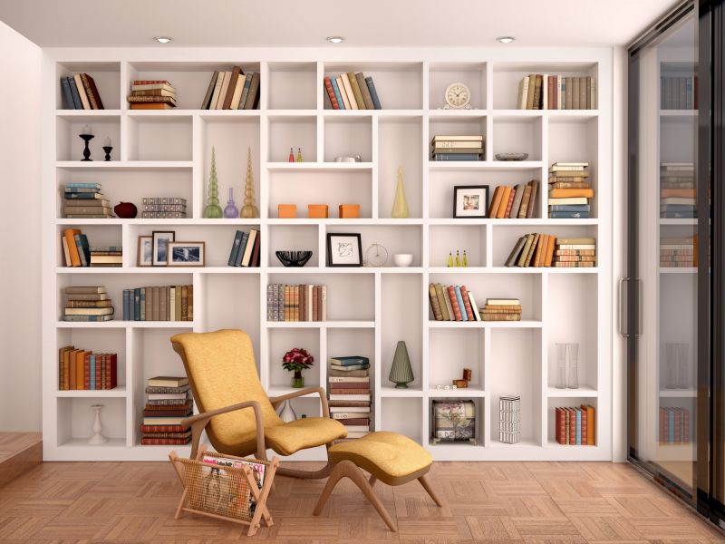 Built In Bookcase Installation in Alexandria, VA