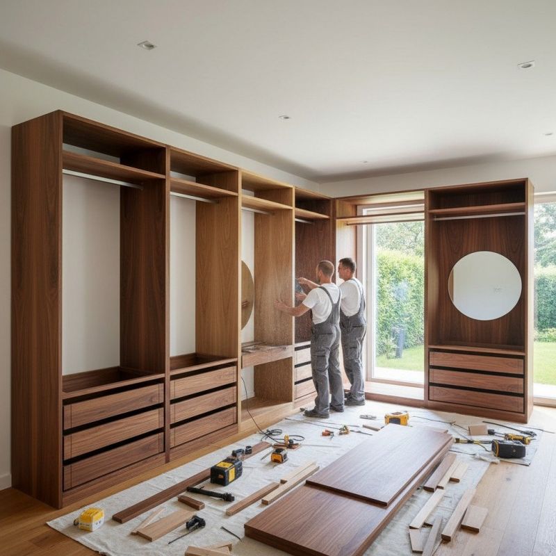 Built In Desk Installation in Annapolis, MD